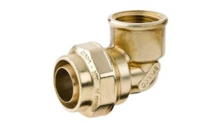 Kniekoppeling 90° 77310  inclusief losse steunbus