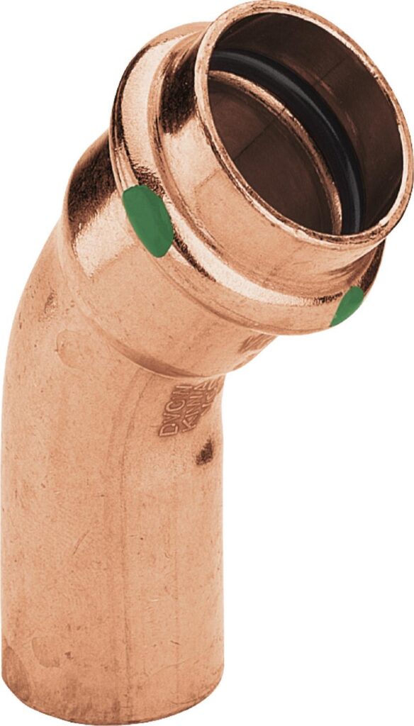 Viega Profipress spie-eind 45° model 10301